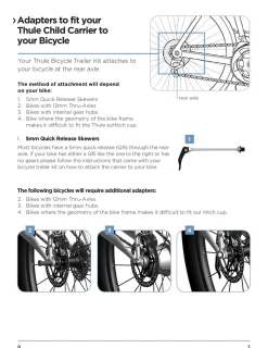 Thule Shimano E-Thru axle adapter, lastenkuljetuskärryn akseliadapteri - Tarvikkeet Kuljetuskärryihin - Thule Shimano E-Thru axle adapter, lastenkuljetuskärryn akseliadapteri