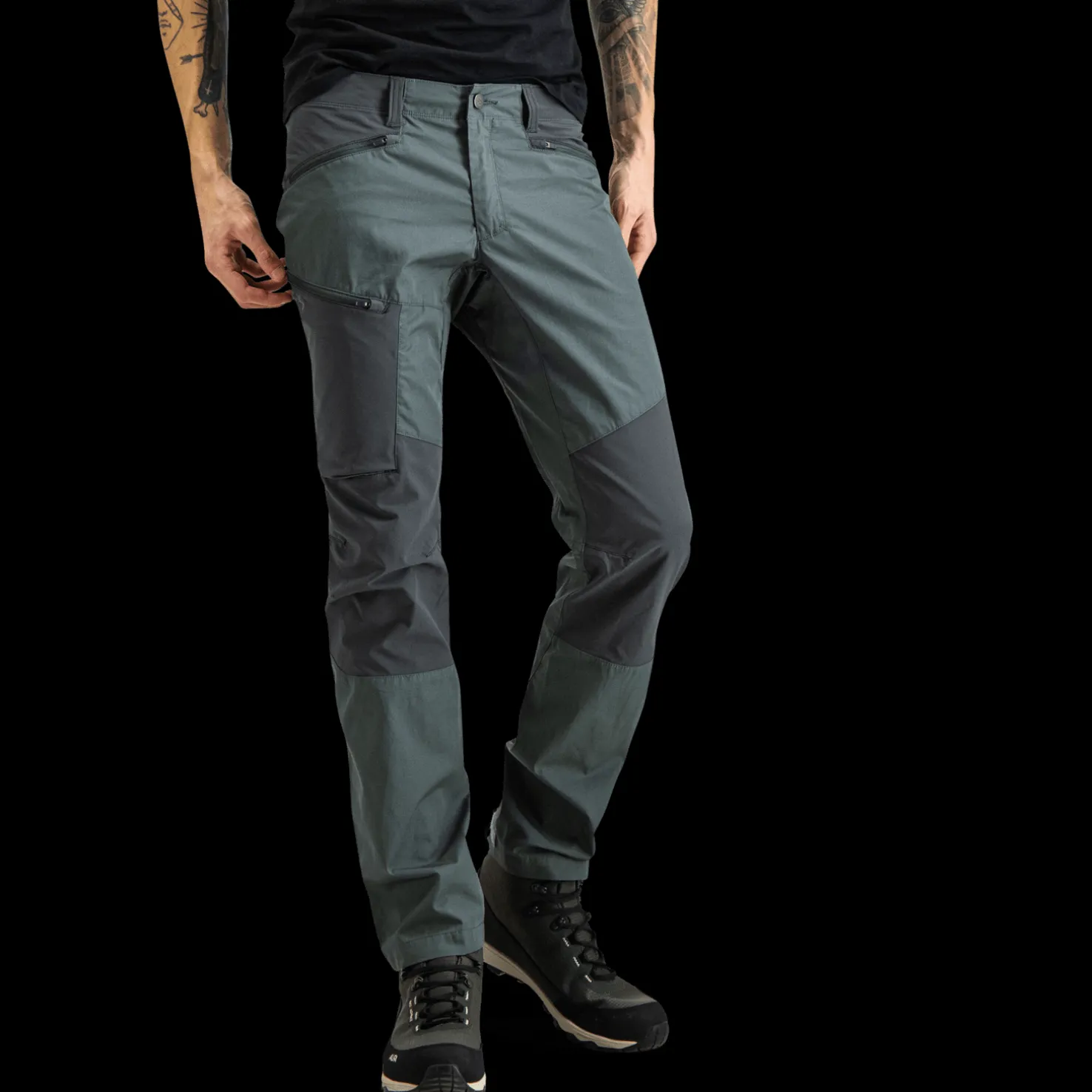 Tived Stretch Hybrid Pant, miesten vaellushousut - Softshell Housut - Tived Stretch Hybrid Pant, miesten vaellushousut