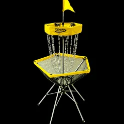 Traveler Portable Basket Yellow - Frisbeegolf - Traveler Portable Basket Yellow