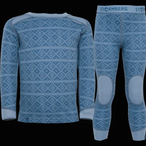 Trysil 2-layer Wool Set, lasten villakerrasto - Pitkät Alushousut - Trysil 2-layer Wool Set, lasten villakerrasto