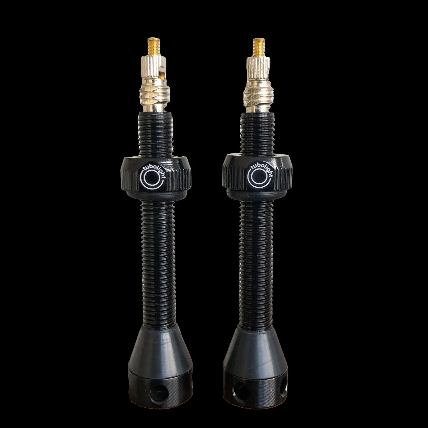 Tubeless Valve 50 mm PAR Black, Presta, alu, 12 g (pari), Presta-venttiili, tubeless-rengas - Polkupyörän Paikkaustarvikkeet - Tubeless Valve 50 mm PAR Black, Presta, alu, 12 g (pari), Presta-venttiili, tubeless-rengas