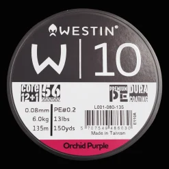 W10 13 Braid Orchid 0,08 mm 135 m 6,0 kg, monikuitusiima - Siimat Ja Perukkeet Kalastukseen - W10 13 Braid Orchid 0,08 mm 135 m 6,0 kg, monikuitusiima