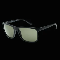 014 Waye Matt Black With Green Lens, aurinkolasit, unisex - Lifestyle Aurinkolasit - 014 Waye Matt Black With Green Lens, aurinkolasit, unisex