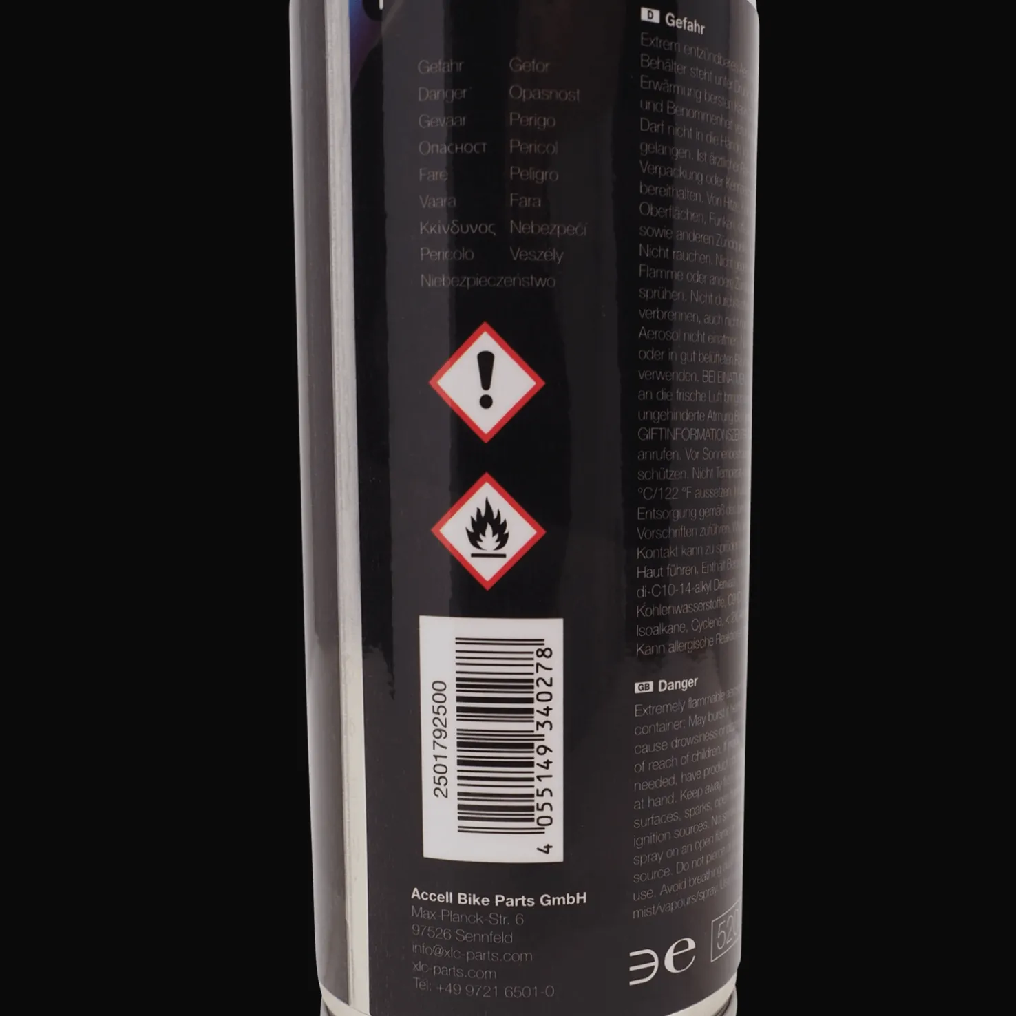 XLC MultiLube Spray 400 ml, monitoimisuihke polkupyörälle - Polkupyörän Ketjuöljyt Ja -Rasvat - XLC MultiLube Spray 400 ml, monitoimisuihke polkupyörälle