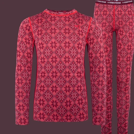 Baselayer Set, nuorten villasetti - Pitkät Alushousut - Baselayer Set, nuorten villasetti