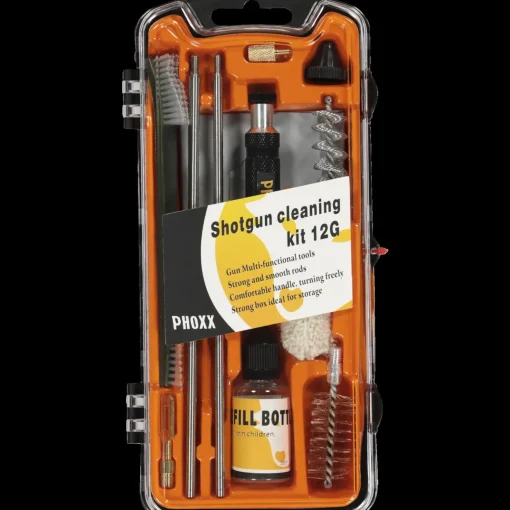 12G shotgun cleaning kit, haulikon puhdistussarja - Asehuolto - 12G shotgun cleaning kit, haulikon puhdistussarja