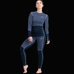 Ida Long Sleeve, naisten villapaita - Villakerrastot yläosat naiset - Ida Long Sleeve, naisten villapaita