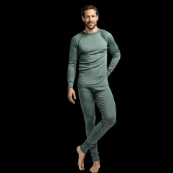 Laajias Merino Wool Roundneck, miesten villapaita - Villakerrastot yläosat miehet - Laajias Merino Wool Roundneck, miesten villapaita