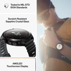 Polar Grit X2 Pro, älykello, multisportkello - Sykemittarit - Polar Grit X2 Pro, älykello, multisportkello