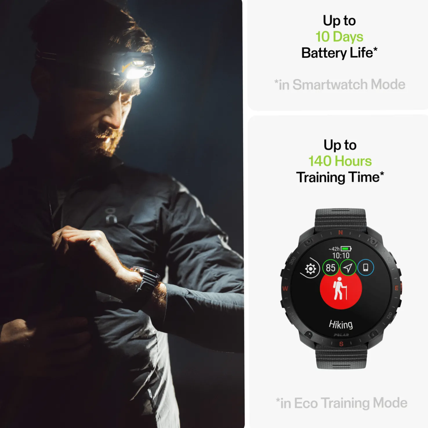 Polar Grit X2 Pro, älykello, multisportkello - Sykemittarit - Polar Grit X2 Pro, älykello, multisportkello