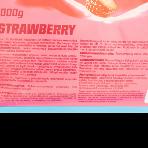 Recovery+, palautusjuoma - Proteiinilisät - Recovery+, palautusjuoma