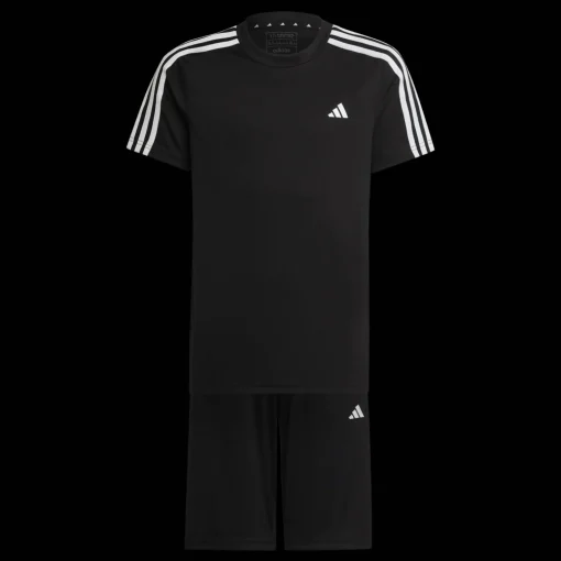 Train Essentials AEROREADY 3-Stripes Training Set, nuorten treeniasu - Verryttelyasut - Train Essentials AEROREADY 3-Stripes Training Set, nuorten treeniasu